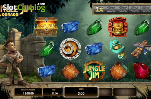 Скрин2. Jungle Jim El Dorado слот