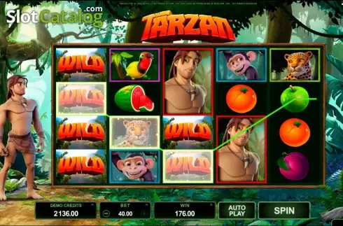 Скрин7. Tarzan (Microgaming) слот
