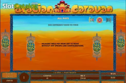 Скрин7. Arabian Caravan слот
