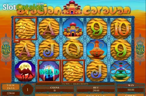 Скрин9. Arabian Caravan слот