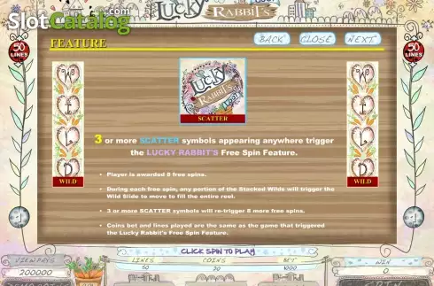 Скрин4. Lucky Rabbits Loot слот