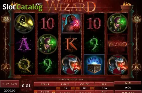 Скрин8. Path of the Wizard слот