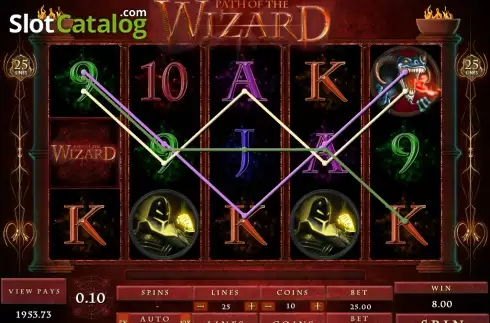 Скрин9. Path of the Wizard слот