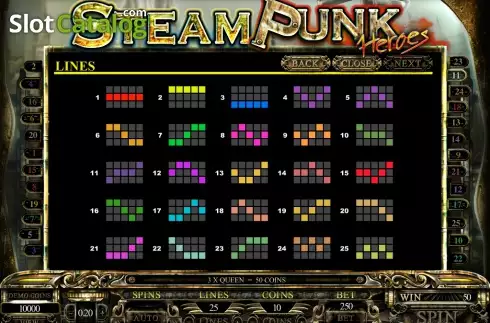 Скрин6. Steam Punk Heroes слот