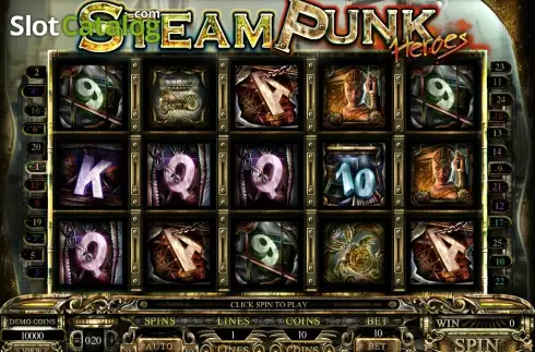 Скрин7. Steam Punk Heroes слот