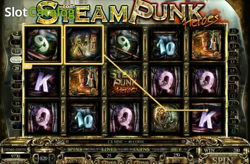 Скрин9. Steam Punk Heroes слот