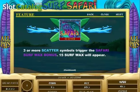 Скрин4. Surf Safari слот
