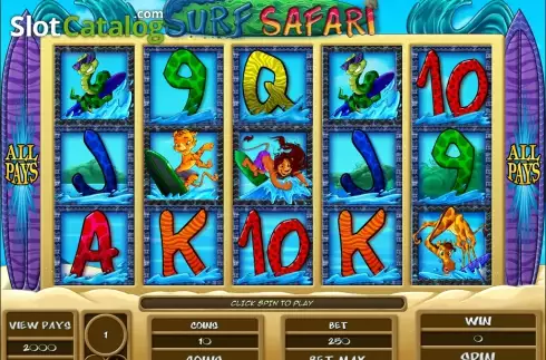 Скрин7. Surf Safari слот