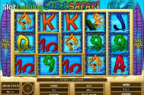 Скрин8. Surf Safari слот