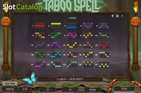 Скрин6. Taboo Spell слот