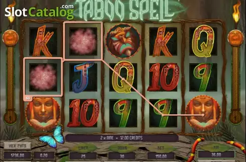 Скрин8. Taboo Spell слот