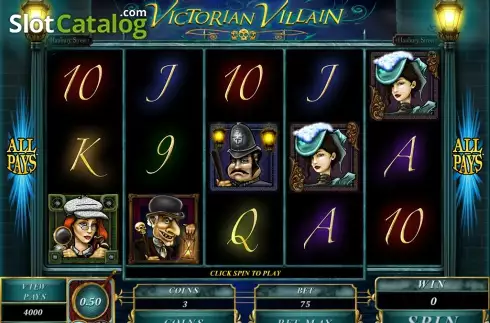 Скрин7. Victorian Villain слот