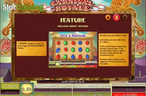 Скрин5. Carnival Royale слот