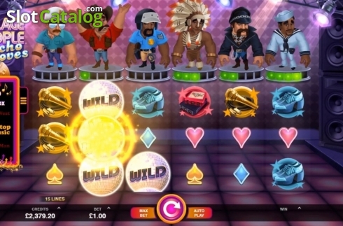 Скрин3. Village People Macho Moves слот