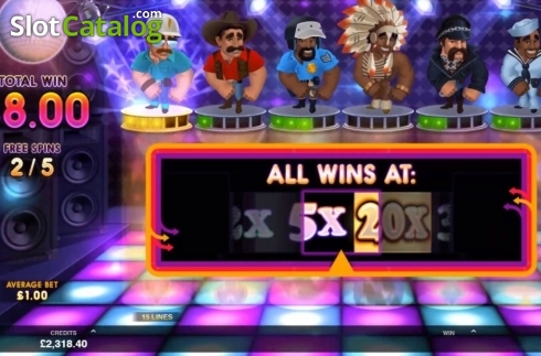 Скрин5. Village People Macho Moves слот