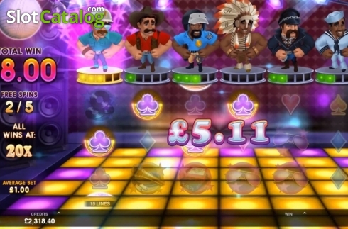 Скрин6. Village People Macho Moves слот