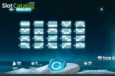 Скрин5. Frozen Diamonds слот