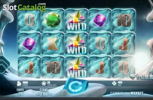Скрин6. Frozen Diamonds слот