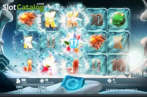 Скрин7. Frozen Diamonds слот