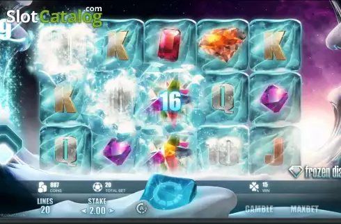 Скрин9. Frozen Diamonds слот