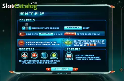 Скрин3. Max Damage and the Alien Attack слот