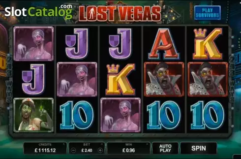 Скрин7. Lost Vegas слот
