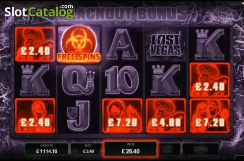 Скрин8. Lost Vegas слот