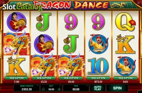 Скрин8. Dragon Dance слот