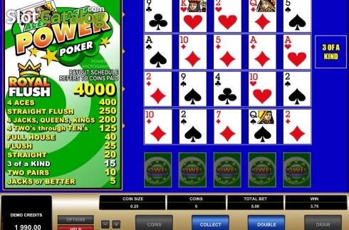 Скрин6. Aces & Faces MH (Microgaming) слот