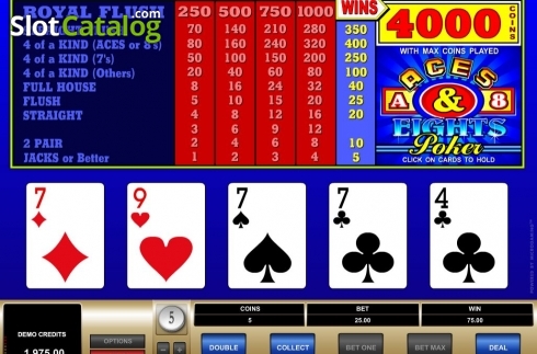 Скрин4. Aces & Eights (Microgamig) слот