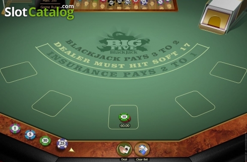 Скрин2. Big 5 Blackjack Gold слот