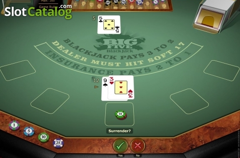 Скрин3. Big 5 Blackjack Gold слот