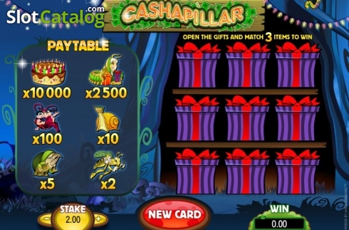 Скрин2. Cashapillar Scratch Card слот