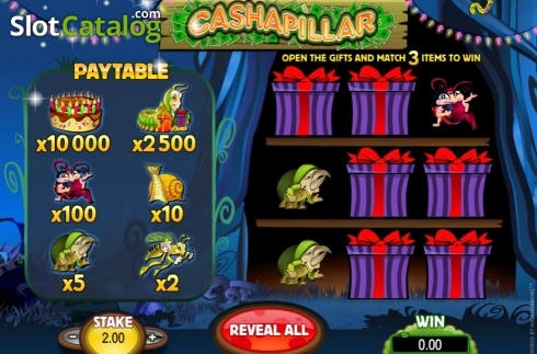 Скрин3. Cashapillar Scratch Card слот