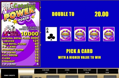 Скрин6. Deuces & Joker MH (Microgaming) слот
