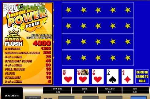 Скрин4. Deuces Wild MH (Microgaming) слот