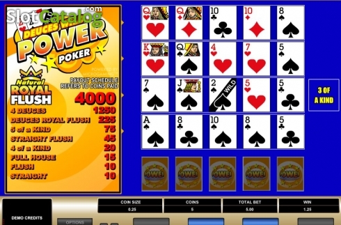 Скрин6. Deuces Wild MH (Microgaming) слот