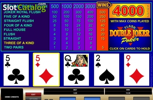 Скрин5. Double Joker (Microgaming) слот