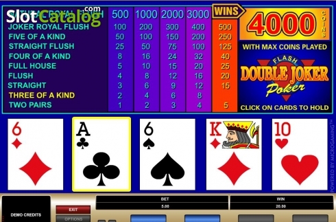 Скрин6. Double Joker (Microgaming) слот