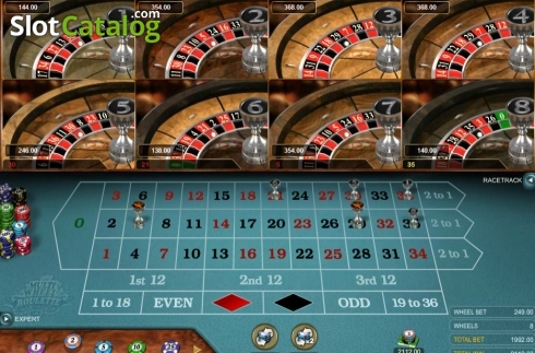 Скрин4. Multi Wheel Roulette Gold слот