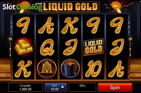 Скрин2. Liquid Gold слот