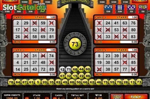 Скрин3. Mayan Bingo слот
