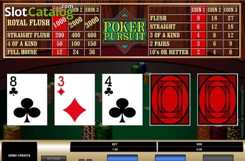 Скрин2. Poker Pursuit (Microgaming) слот