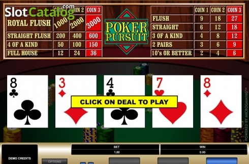 Скрин4. Poker Pursuit (Microgaming) слот