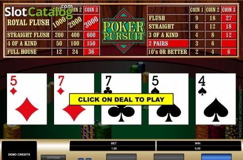 Скрин5. Poker Pursuit (Microgaming) слот