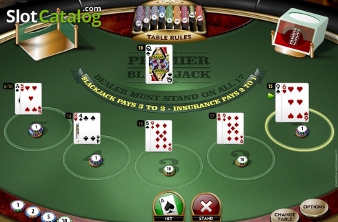 Скрин4. Premier Euro Blackjack MH слот