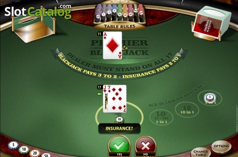 Скрин4. Premier Hi Lo Blackjack слот