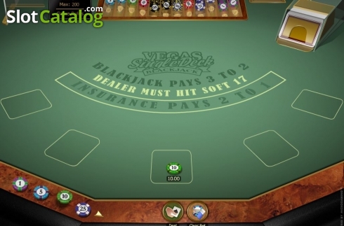 Скрин2. Vegas Downtown Blackjack Gold слот