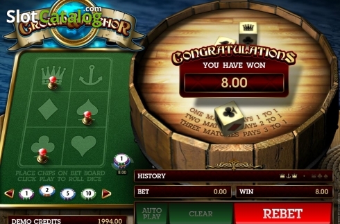 Скрин4. Crown and Anchor (Microgaming) слот