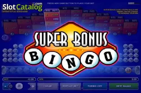 Super Bonus Bingo слот